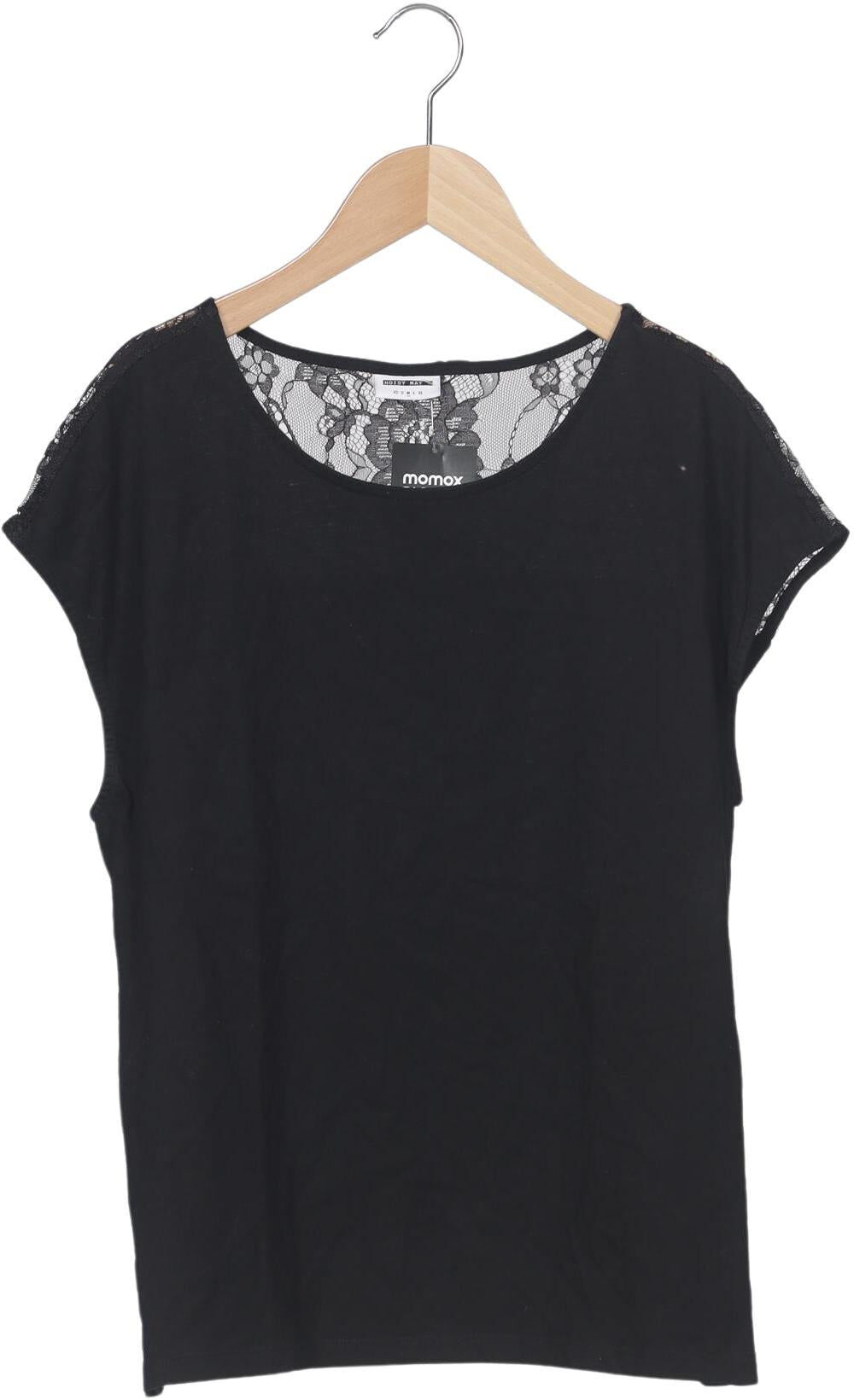 Noisy May Damen T-Shirt, Schwarz, Gr. M, Baumwolle - Second Hand