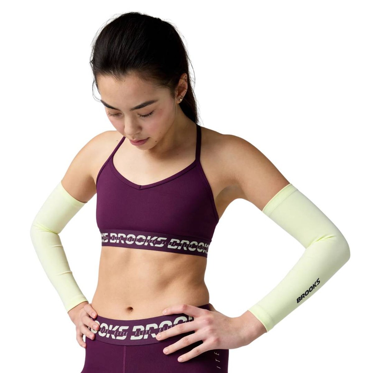 Sutiã Brooks PR Elite Roxo Feminino, Tamanho S Mulher