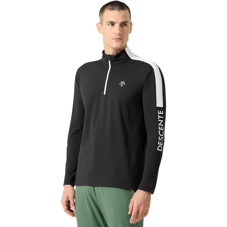 Descente Herren Skishirt COLOR BLOCK black/white - 50