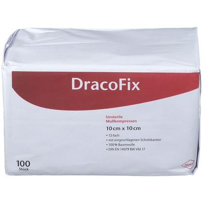 Dracofix OP-Kompressen 10x10 cm unsteril 12fach 100 St Kompressen