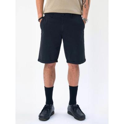 Shorts TEESHOPPEN "TEESHOPPEN Shorts Chino", Herren, Gr. M, Normalgrößen, schwarz, Obermaterial: 98% Baumwolle, 2% Elasthan, 0% Elasthan, Hosen Shorts