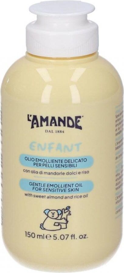 Olio emoliente delicato pelli sensibili L'Amande
