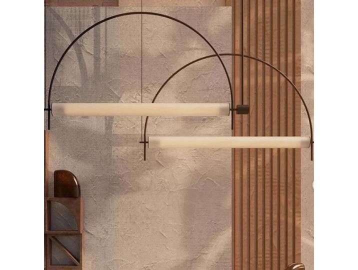 Salon minimaliste suspension moderne design Art lampe à LED chambre étude salle à manger comptoir de Bar minimaliste lumière intérieure