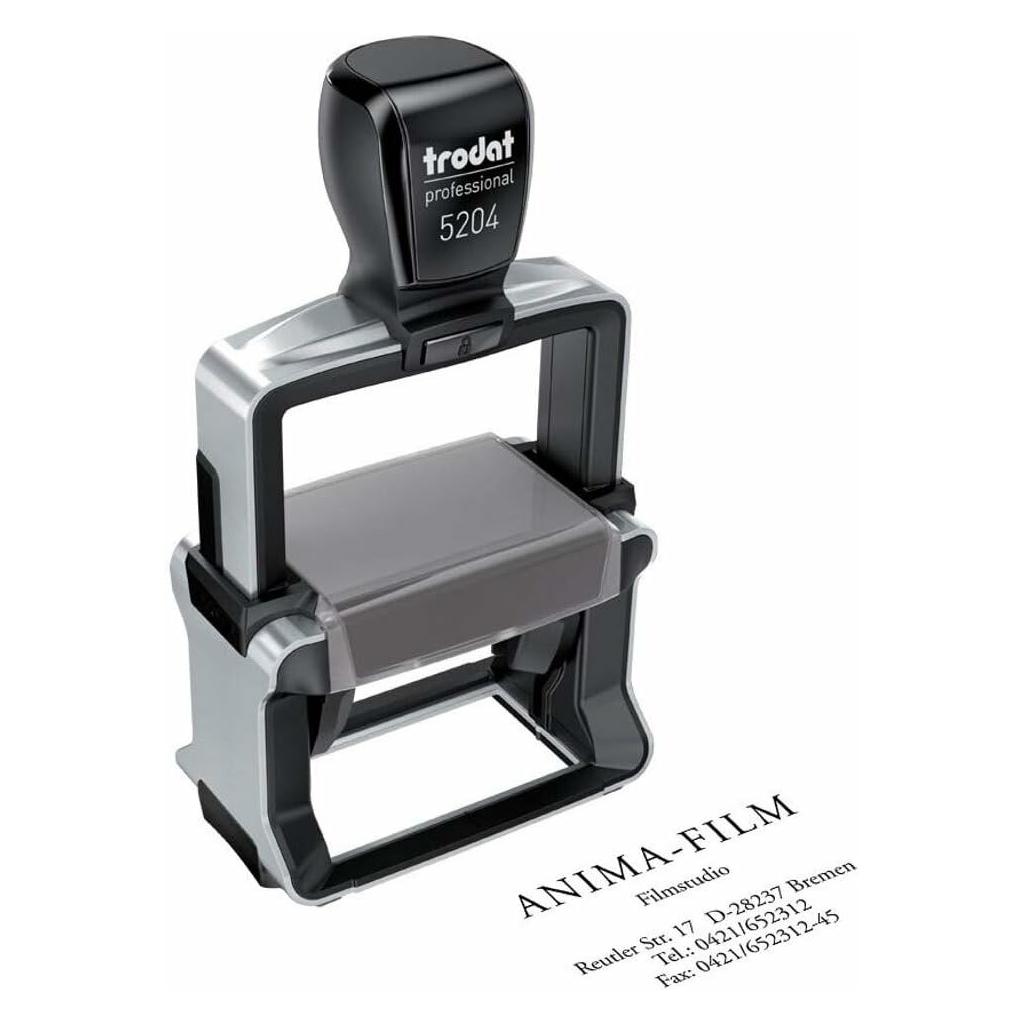 Trodat Textstempel, individualisierbar 5204 selbstfärbend schwarz (320940)