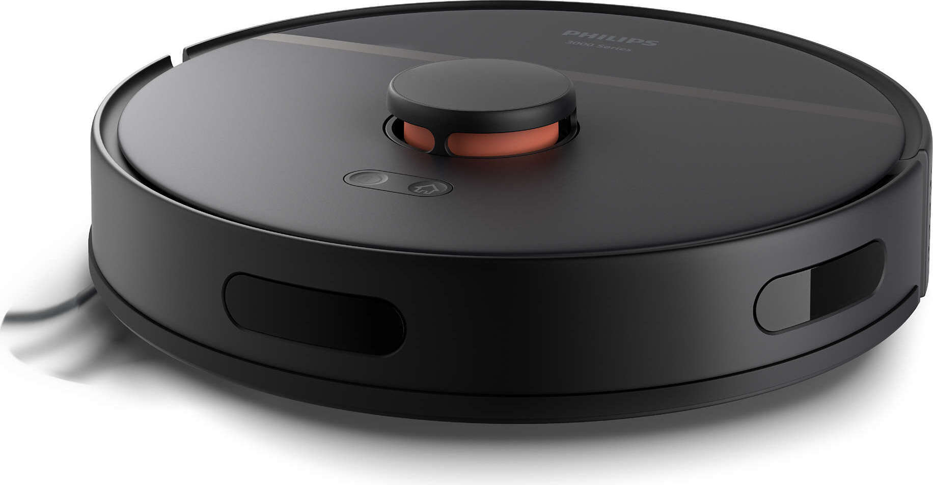 Philips HomeRun 3000 Serie Aqua Staubsaugerroboter, Wischfunktion, bis zu 200 Min. Akku, 4 Modi, schwarz (XU3000/01)