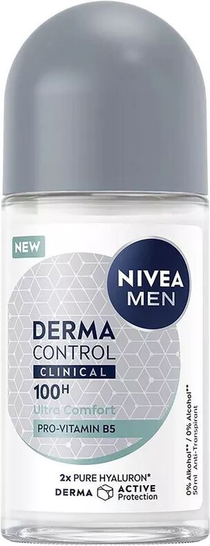 Nivea - Deo Derma Dry Control Maximum Roll-on Male, 50 ml