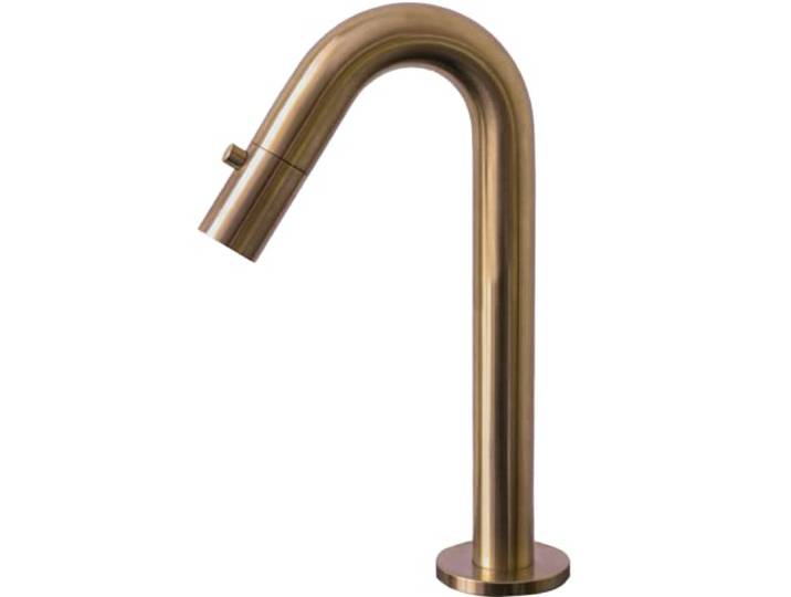 Essebagno Indus robinet lave-mains cuivre brossé eau froide