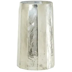 HOME STORY Vase   ¦ silber ¦ Glas ¦ Maße (cm): H: 33,5  Ø: 20.5