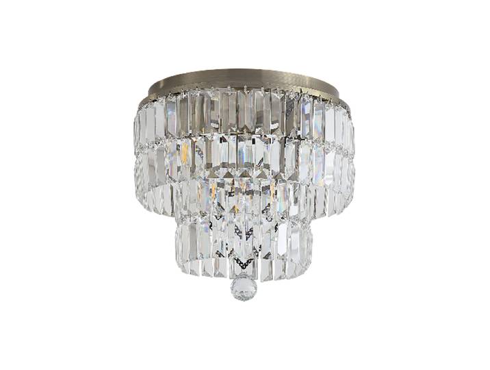 Exklusive, dimmbare Deckenlampe „Empire“ Gold / Klar Gold, Transparent Searchlight