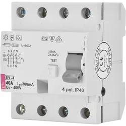 FI-Schalter EFI-4, 4-polig, 25A, 30mA, Typ A, unverzögert ETI