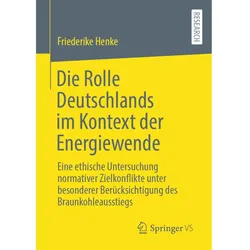 Die Rolle Deutschlands im Kontext der Energiewende, Fachbücher von Friederike Henke