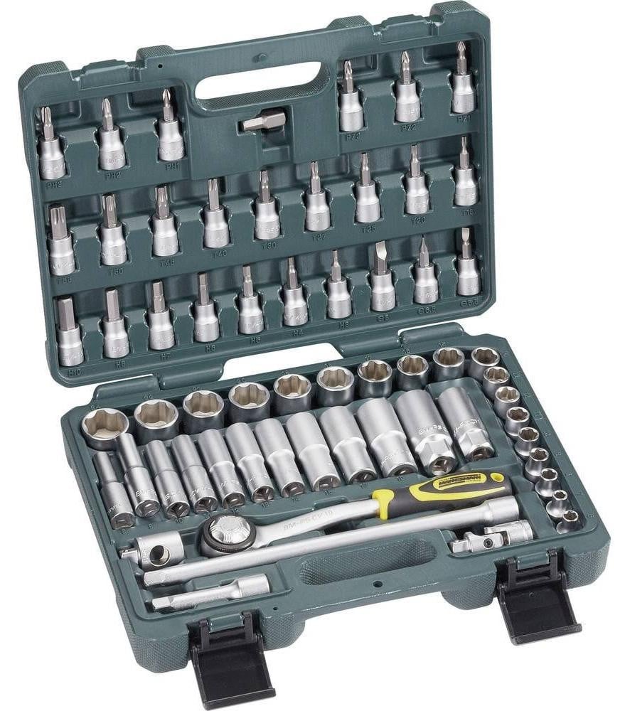 Brüder Mannesmann sleutelset, 10 mm (3/8"), 61-delig