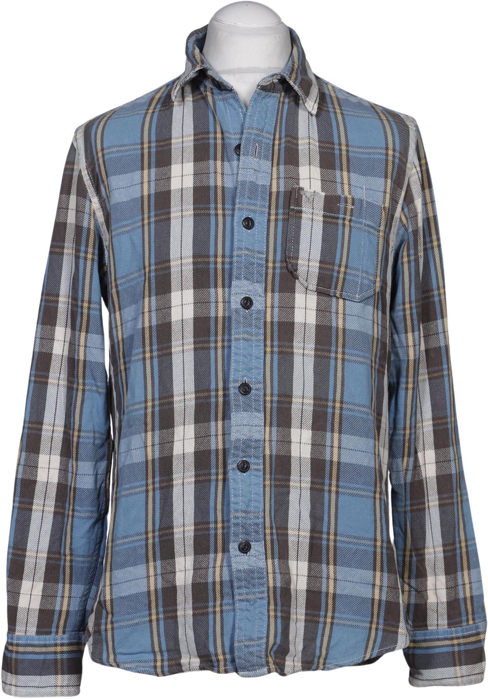 American Eagle Outfitters Herren Hemd, Mehrfarbig, Gr. M, Baumwolle - Second Hand