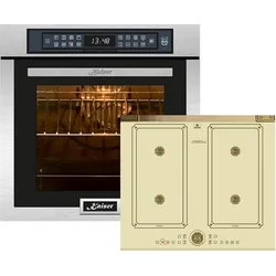 Kaiser Herd-Set EH 6306 R  Einbaubackofen+KCT 6745 FI ElfAD Induktionskochfeld