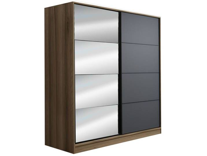Kleiderschrank Uyumak natur Melamin B 220 cm - Kleiderschrank