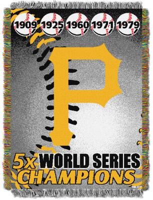 Pirates Commemorative Series Throw by MLB in Multi
