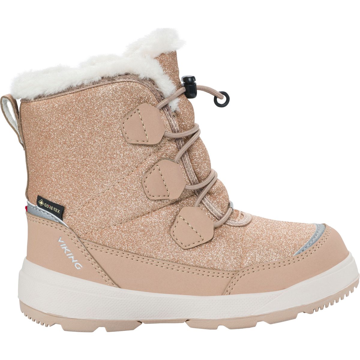 Viking Toasty Glitter Warm GTX Zip beige (38) 33 3-96010-38-33