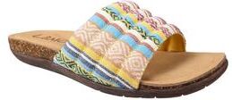Women's Clea Slide Sandal by LAMO in Yellow (Size 6 M)