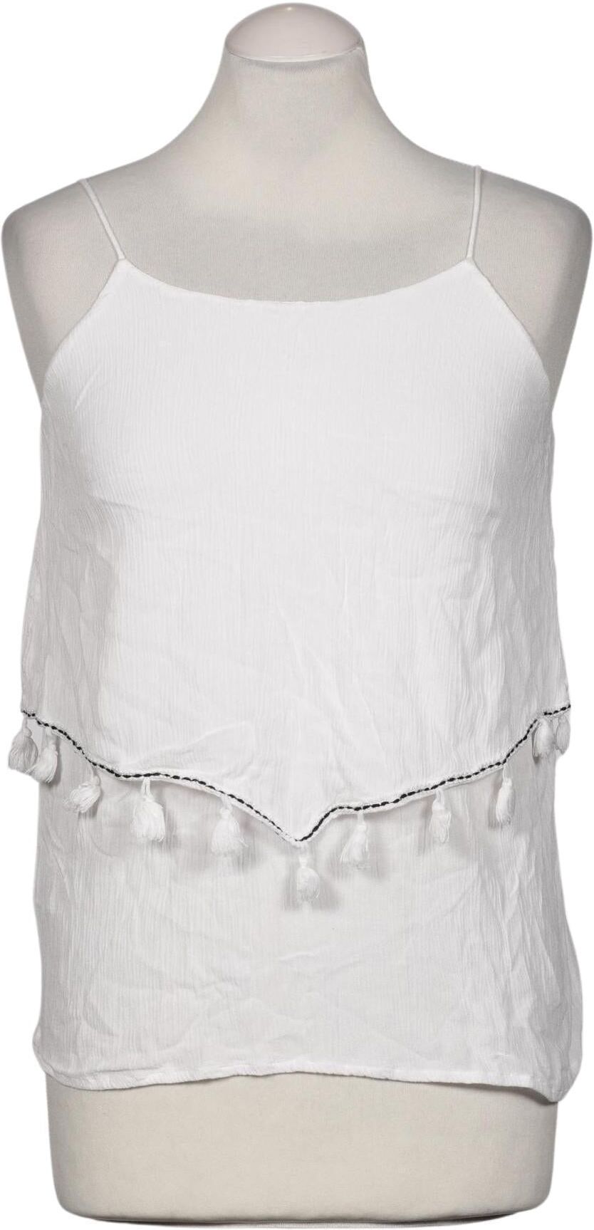 Promod Damen Top, Weiß, Gr. EU 36, Viskose - Second Hand