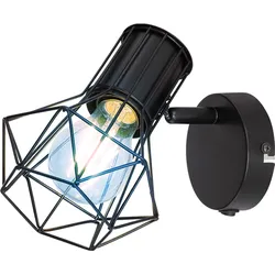 Wand Spot Lampe Wohn Zimmer Spot Leuchte verstellbar DIMMBAR im Set inkl. RGB LED Leuchtmittel