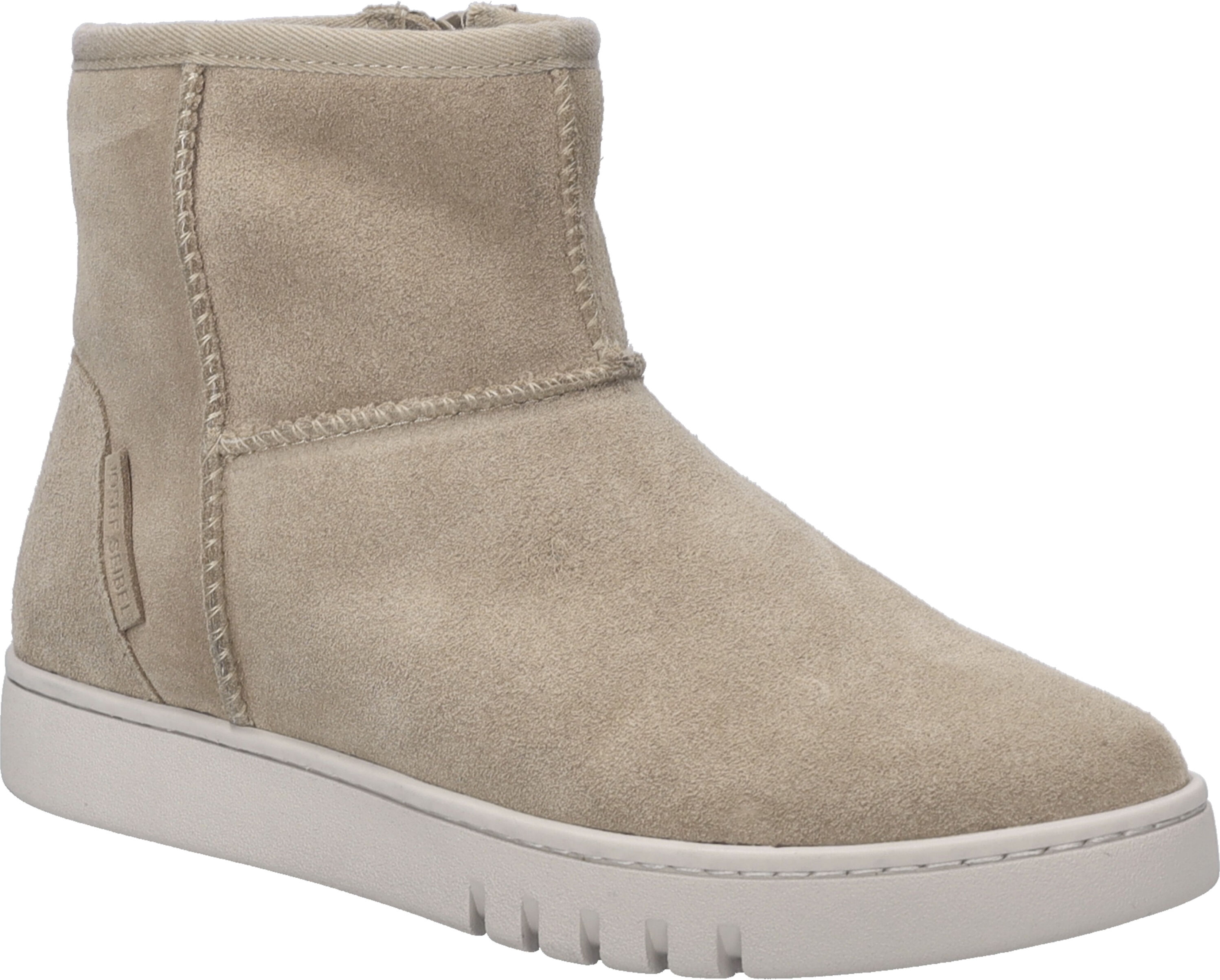 Stiefelette JOSEF SEIBEL "Jessie 09, sand", Damen, Gr. 36, beige (sand), Obermaterial: 100% Lammfell LF., Schuhe Stiefelette