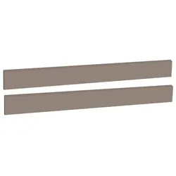 Mäusbacher Bettseiten Lio 2er-Set Dekor Grau Taupe