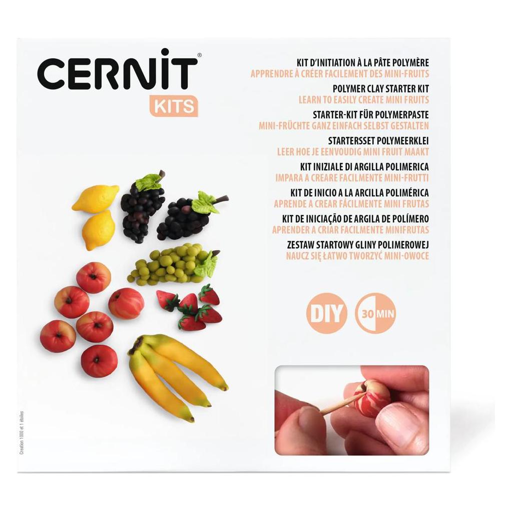 Cernit Starterset, Modelliermasse, Mini-Früchte - (CEKIT005C)