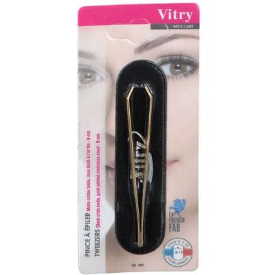 Vitry Prestige Epileerpincet Krab Verguld 4021 1 St Pinzette