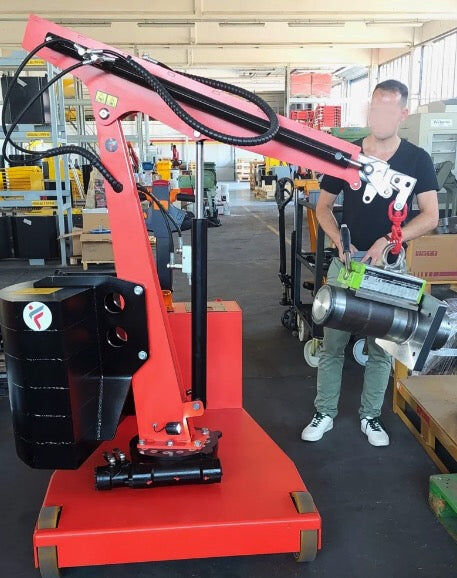 AXA Flex Lifting FLEX G1000DBL Gru girevole completamente elettrica portata 1.000 kg con doppio sfilo elettrico
