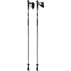 LEKI Nordic Walkingstöcke Nordic Walking Stöcke Spine Shark, Größe 130 in Grau Grau