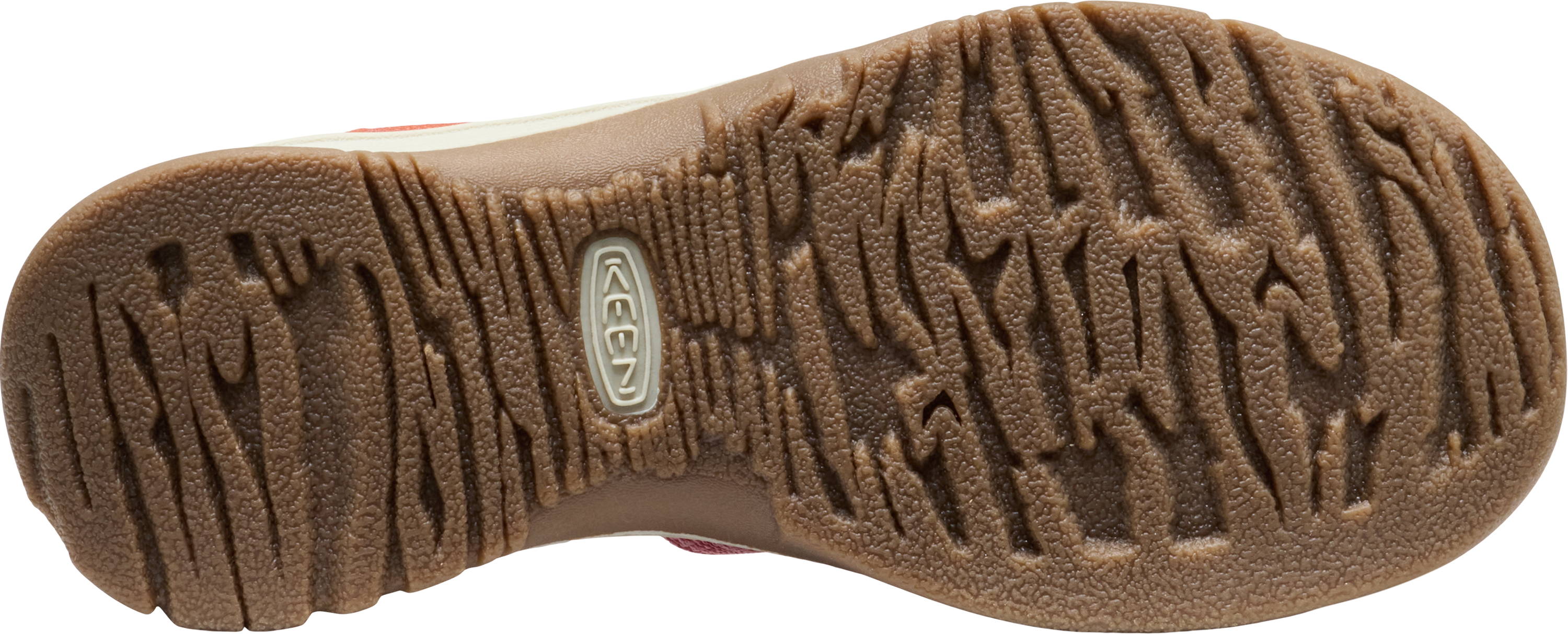 Sandale KEEN "WHISPER LATTICE", Damen, Gr. 39, rosa (garnet, burnt brick), Textil, Schuhe Sandale, waschbar und stossdämpfend garnet, burnt brick 39