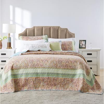 Barefoot Bungalow Palisades Pastel Bedspread Set