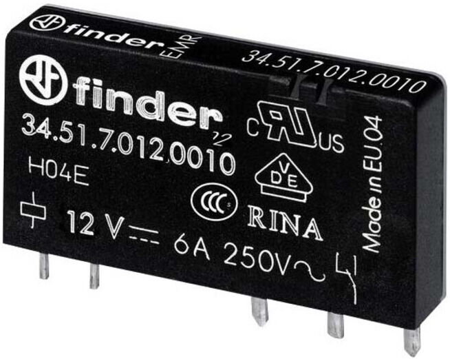 Finder Steck/Printrel.24VDC 1W 6A Raster 5mm 34.51.7.024.0000 (345170240000)