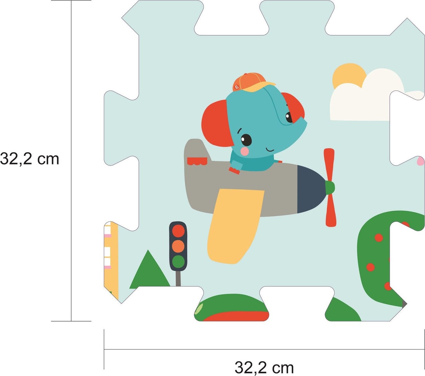 Fisher Price Smile Puzzel van TREFL