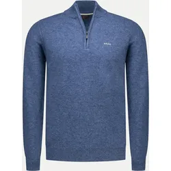 Pullover aus Woll-Mix Blau 3XL