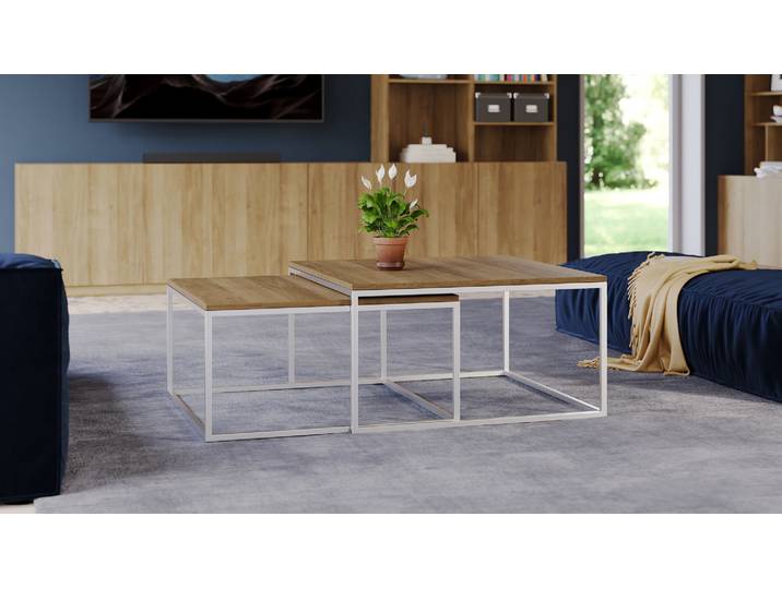 Couchtischmodell New Jersey Nussbaum (amerika­nisch) Natur geölt