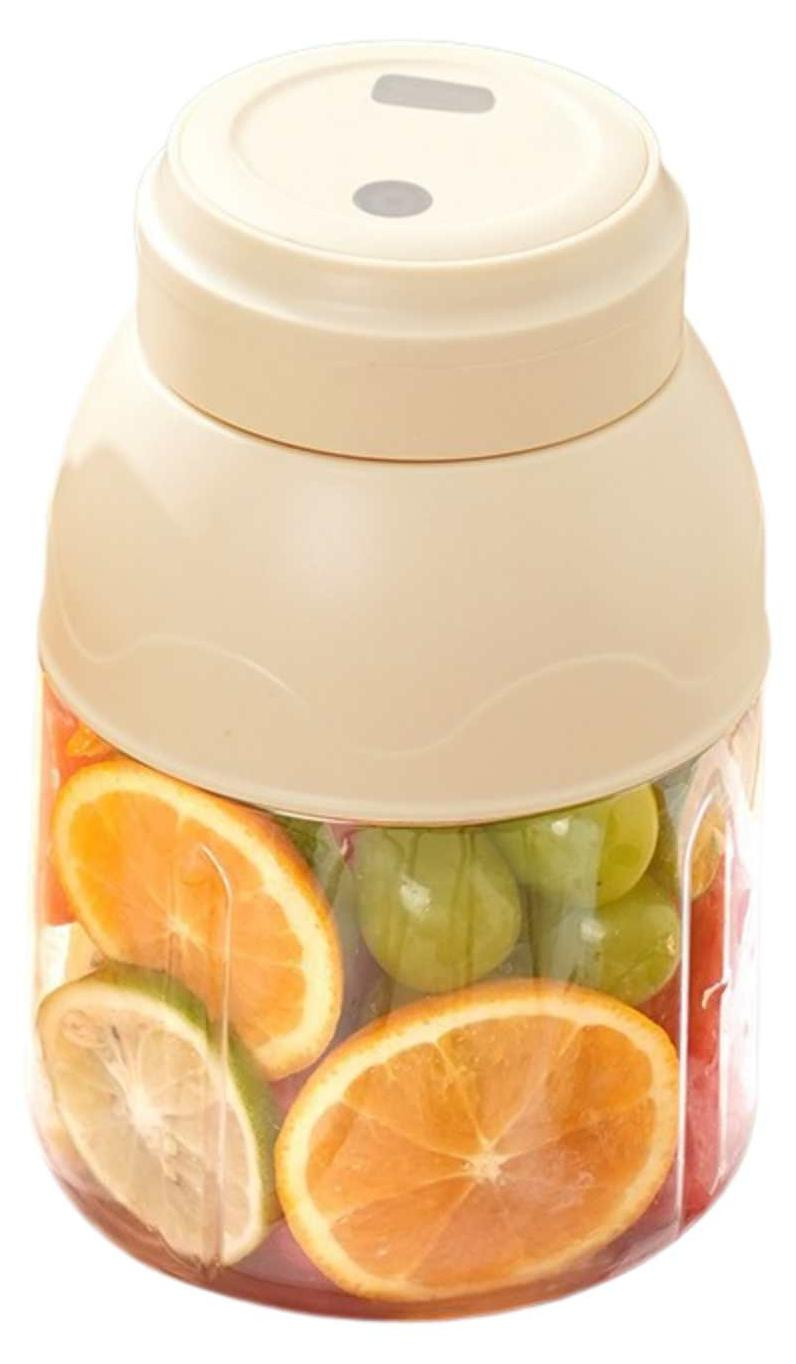 Zimilo Compacte Draagbare Elektrische Sapcentrifuge en Blender, 800 ml, 150W, Draadloos, BPA-vrij, Blauw