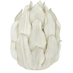 HOME STORY Vase   , creme , Steinzeug , Maße (cm): B: 14,5 H: 18