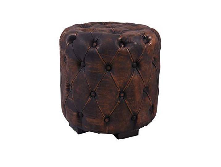 unbekannt Retro Sitzwürfel Hocker Chesterfield Pouf Vintage Fusshocker Sitzhocker fha018 Palazzo Exklusiv