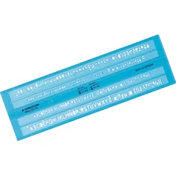 STAEDTLER Schriftschablone 3,5mm + 5mm Packung mit 10 Stück