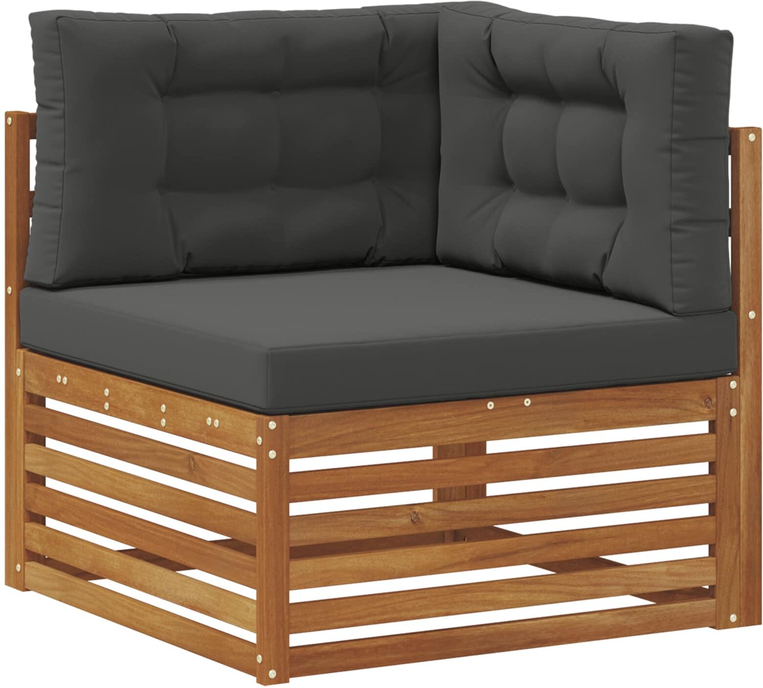 vidaXL Ensembles de canapés 9 pc Naturel et Anthracite