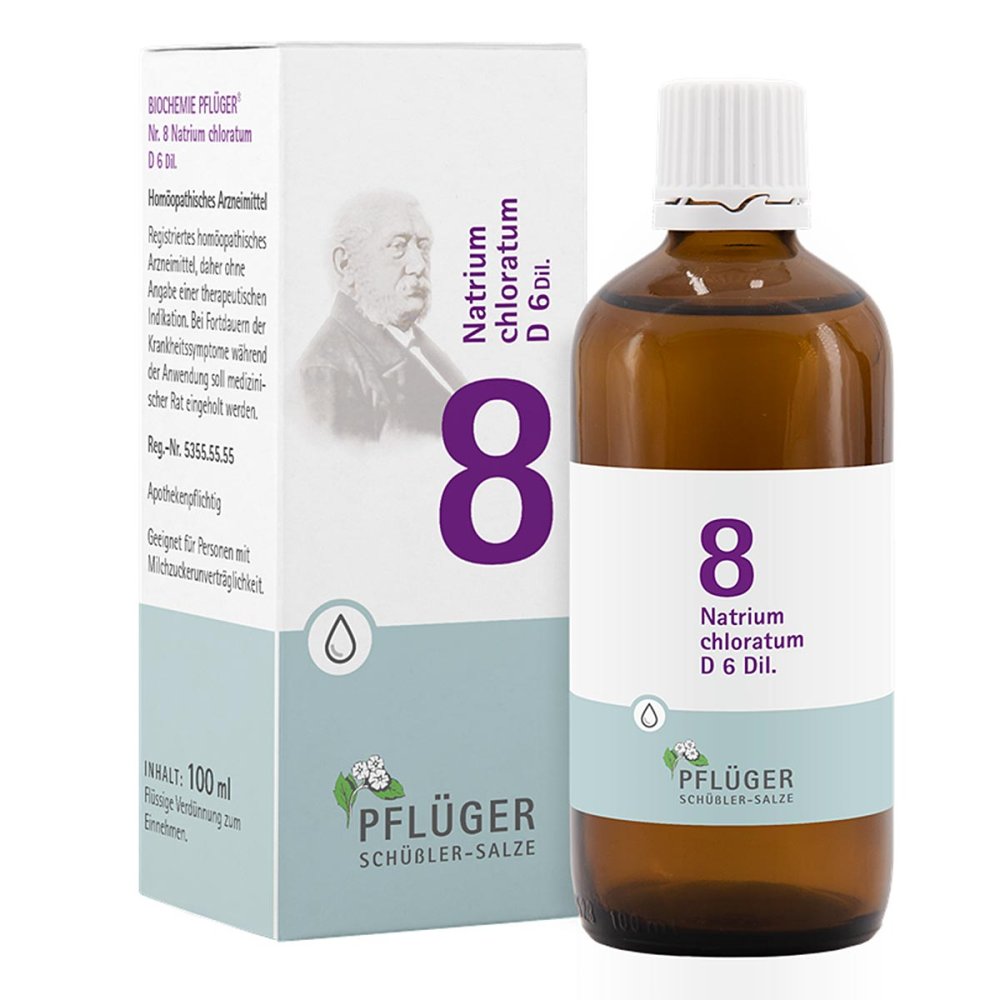 Homöopathisches Laboratorium Alexander Pflüger Gmb Biochemie Pflüger 8 Natrium chloratum D6 Tropfen 06324643