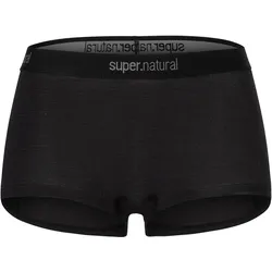 Super Natural, Damen, Funktionsunterhose, Women's Tundra 175 Boyfriend Hipster (S), Schwarz