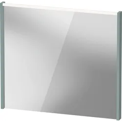 Duravit D-Code Spiegel, LED-Lichtfeld oben, 800x700mm, externer Lichtschalter notwendig, 6 W, DC70770HGHG0000, Farbe: Fjordgrün Matt