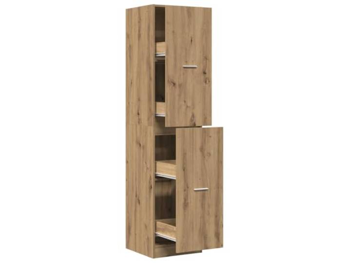 Heofavd Apothekerschrank Auszugschrank 4 Schubladen 40x41x174,5 cm