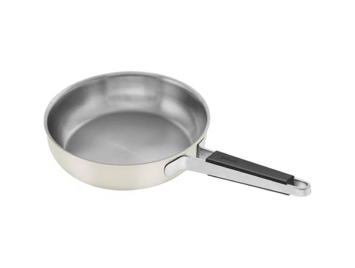 ZWILLING Pure Edelstahl-Bratpfanne, 24,1 cm, elfenbeinfarben