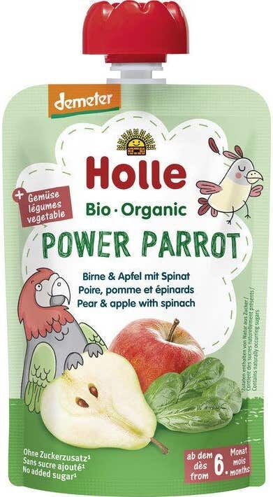 Holle Smoothie Pera, Manzana Espinacas +6 M 90 g