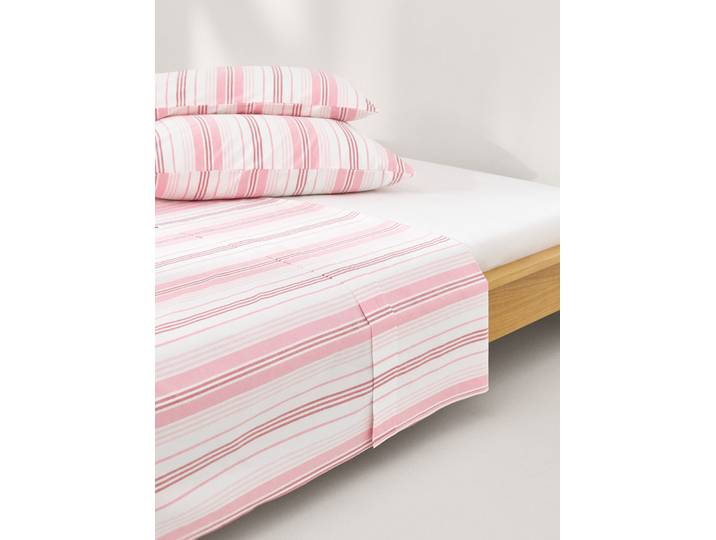 Drap plat en percale de coton Hildy