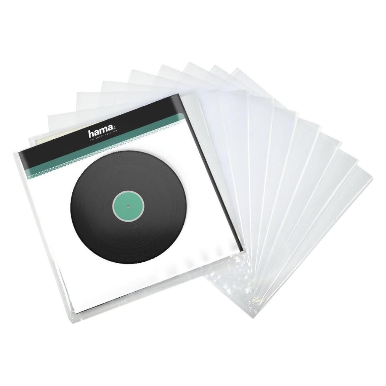 Hama LP-Aussenhülle, Transparent, 10 Stüc (00181430)