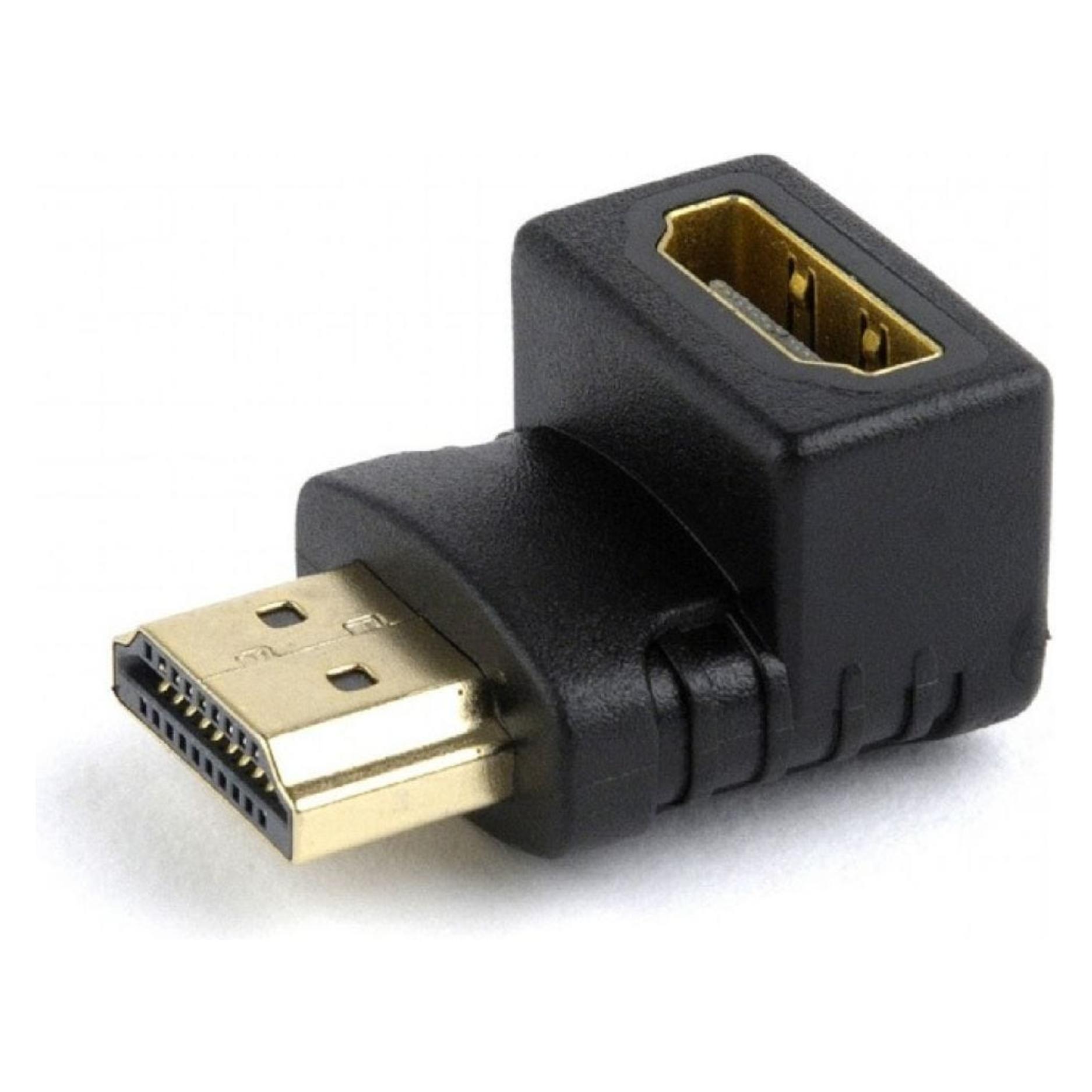 Gembird A-HDMI90-FML Schwarz Kabelschnittstellen-/adapter (HDMI, HDMI) (A-HDMI90-FML)